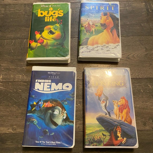 Disney Other - 💥 Set of 4 Disney VHS Tapes